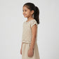 Girls Cotton Lace Boho Top