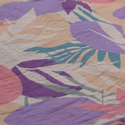Girls Tropical Print Bow Detail Top