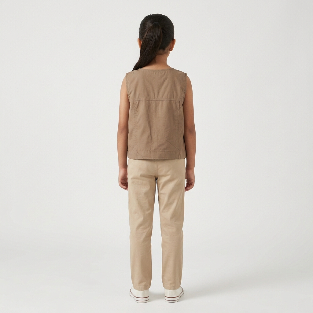 Girls Cotton Solid Top
