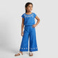 Girls Cotton Embroidered Crop Top