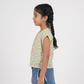 Girls Printed Cropped Tie-Up Top