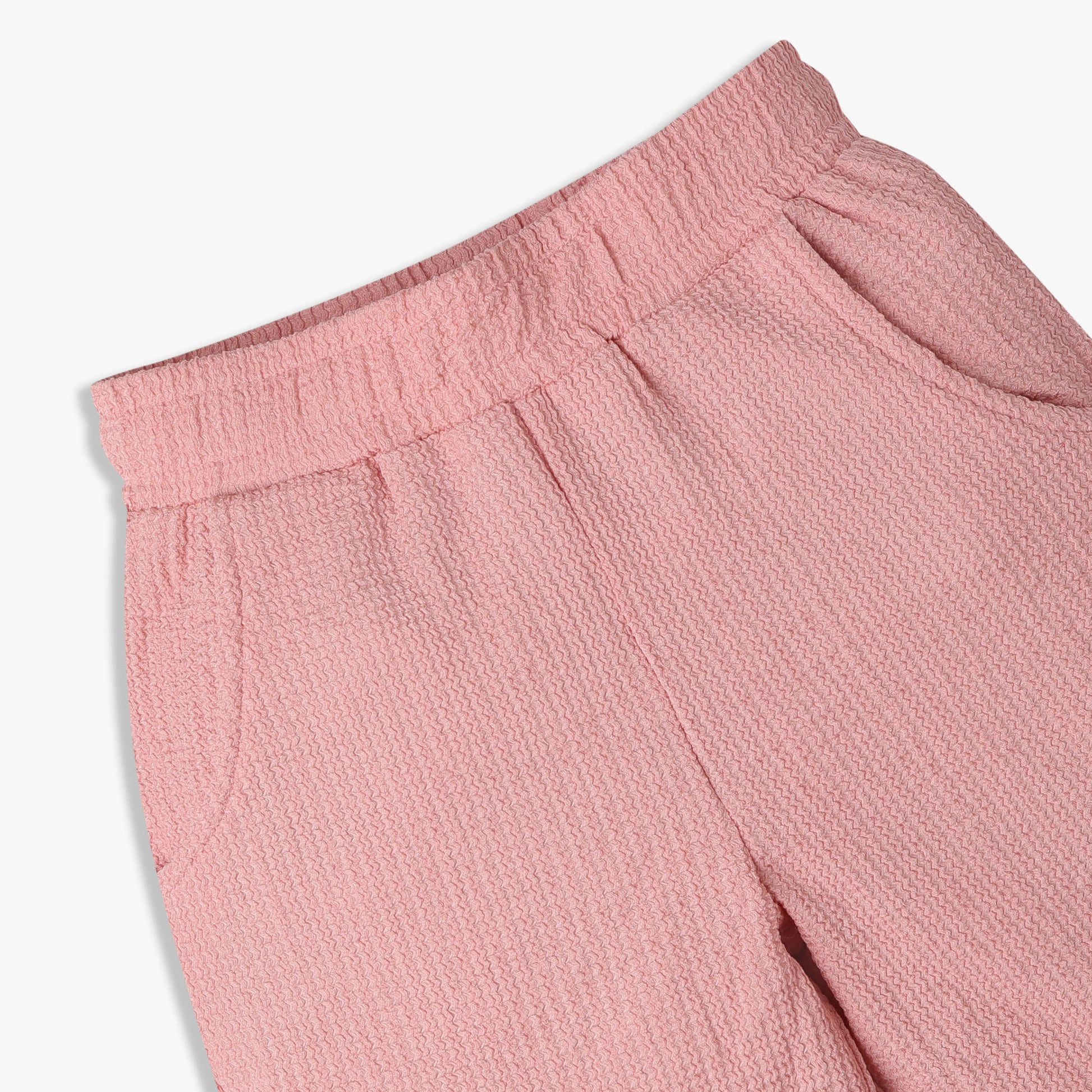 Girls Wide Leg Full Length Solid Mid Rise Trackpants