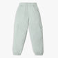 Girls Wide Leg Full Length Solid Mid Rise Trackpants