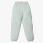 Girls Wide Leg Full Length Solid Mid Rise Trackpants