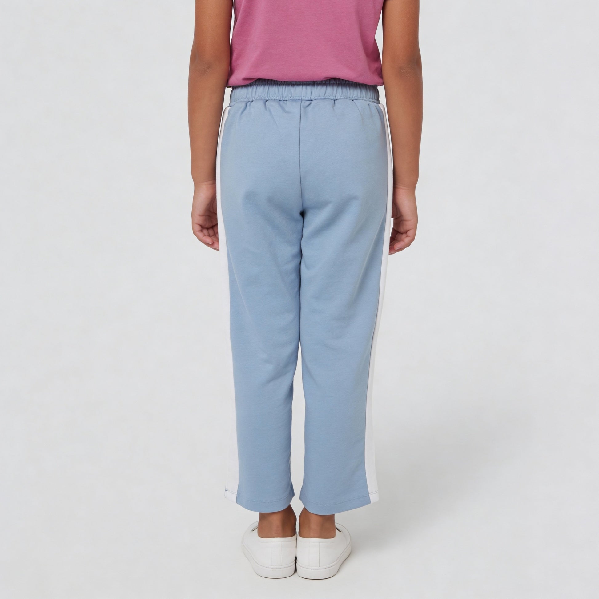 Girls Solid Pop Joggers