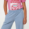 Girls Solid Pop Joggers