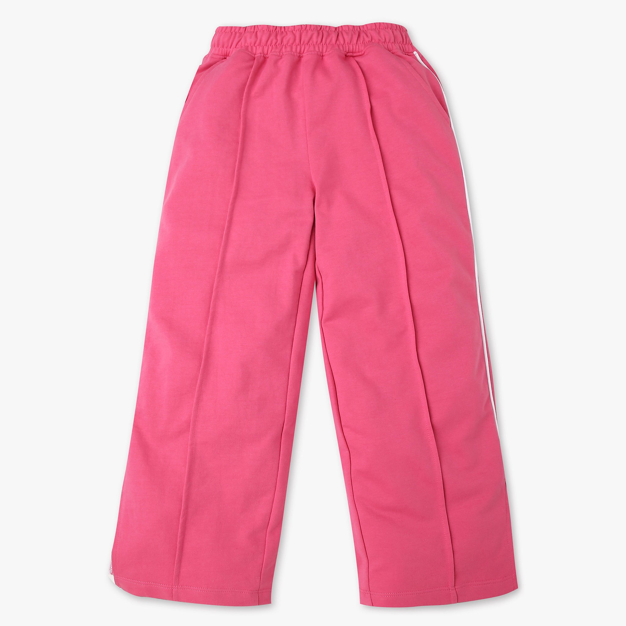 Girls Solid Fashion Trackpants