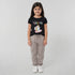 Girls Solid Pop Joggers