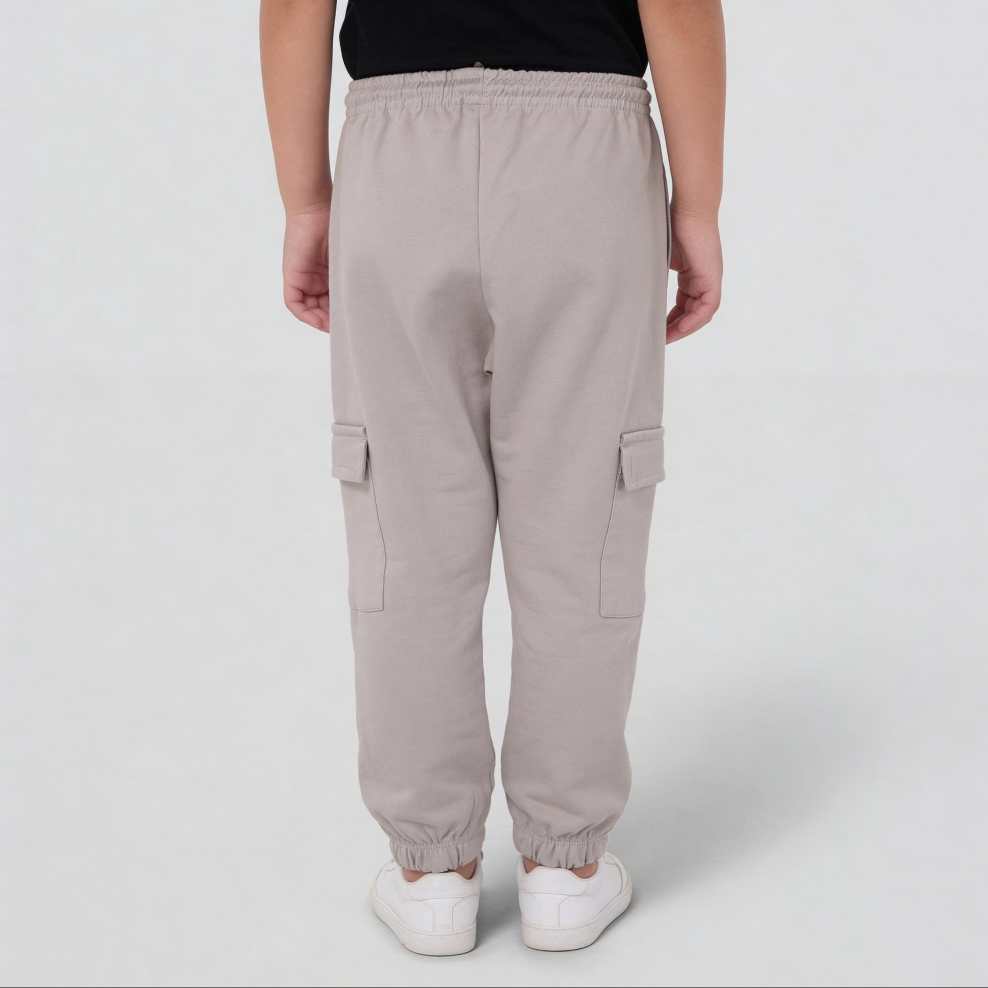 Girls Solid Pop Joggers