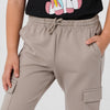 Girls Solid Pop Joggers