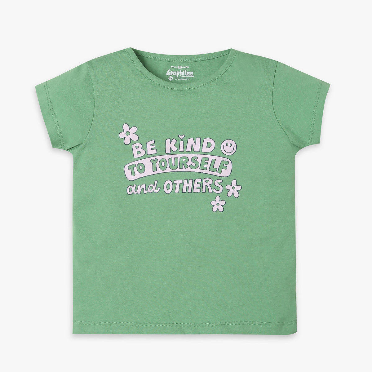 Girls Regular Fit Printed T-Shirt