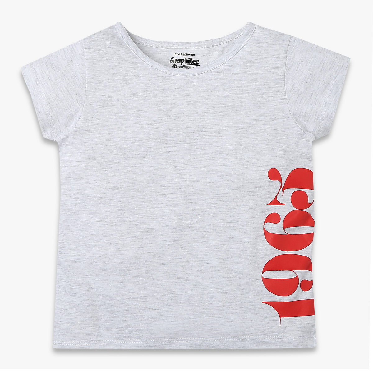 Girls Regular Fit Graphic T-Shirt