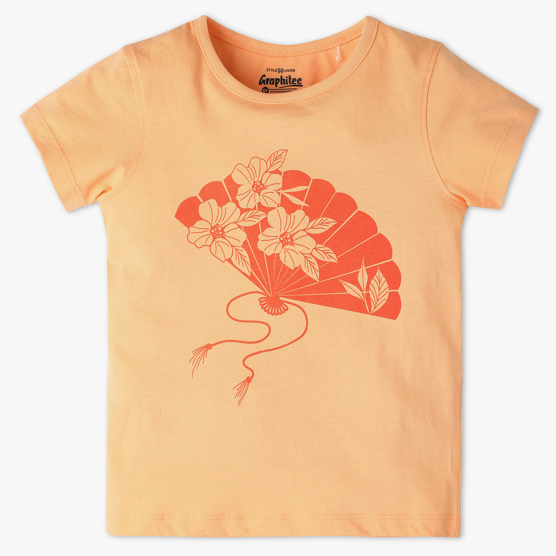 Girls Crew Neck Fun Playtime Graphic T-Shirt