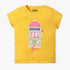 Girls Regular Fit Graphic Crew Neck T-Shirt