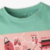Girls Crew Neck Fun Playtime Graphic T-Shirt