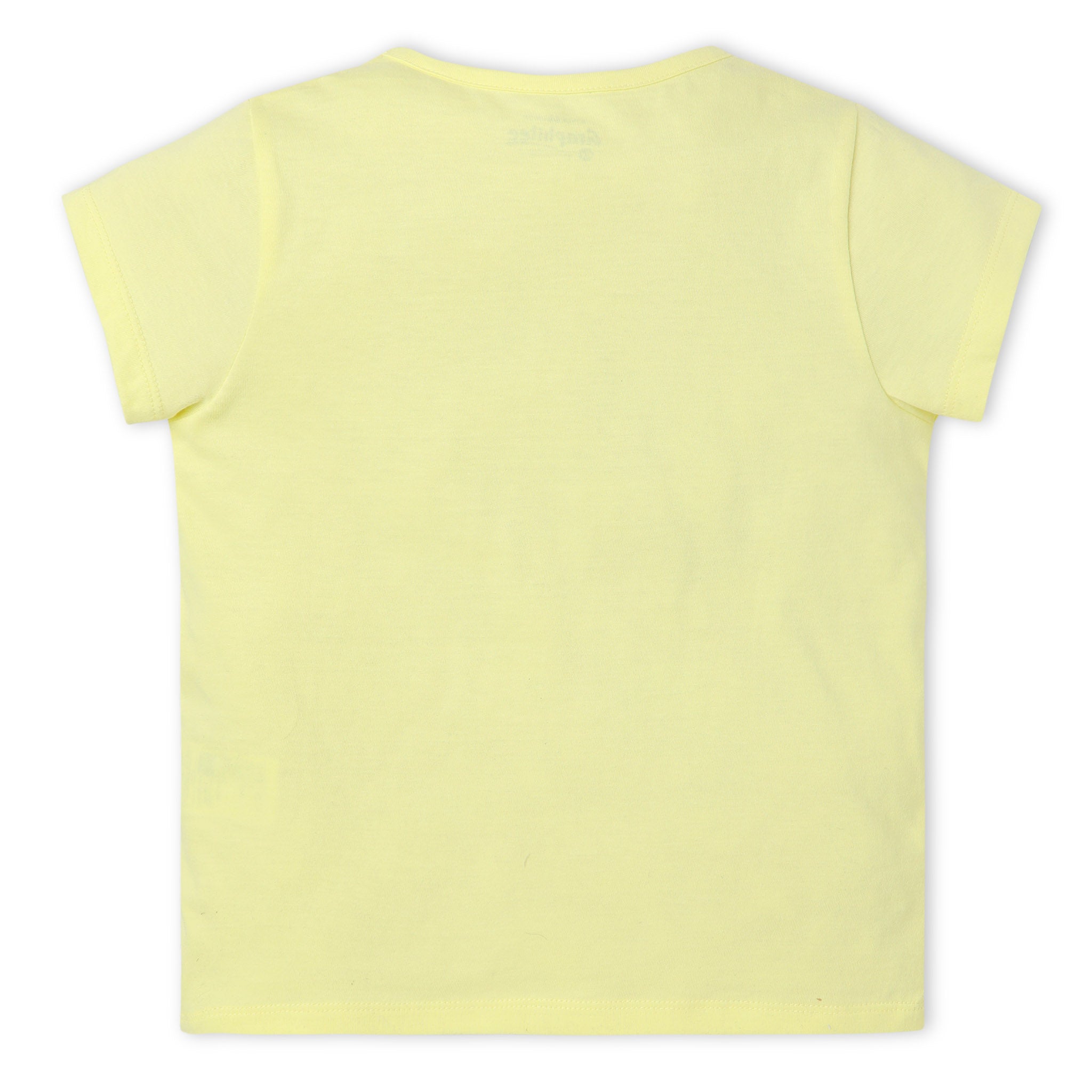 Girls Regular Fit Graphic Crew Neck Short Sleeve T-Shirt