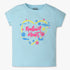 Girls Regular Fit Graphic Crew Neck T-Shirt