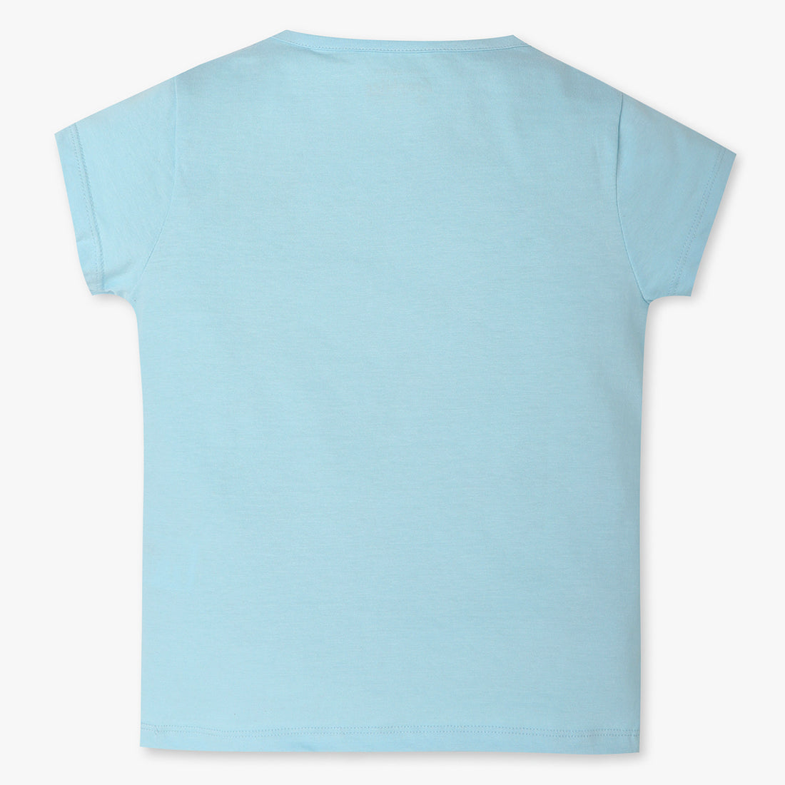 Girls Regular Fit Graphic Crew Neck T-Shirt