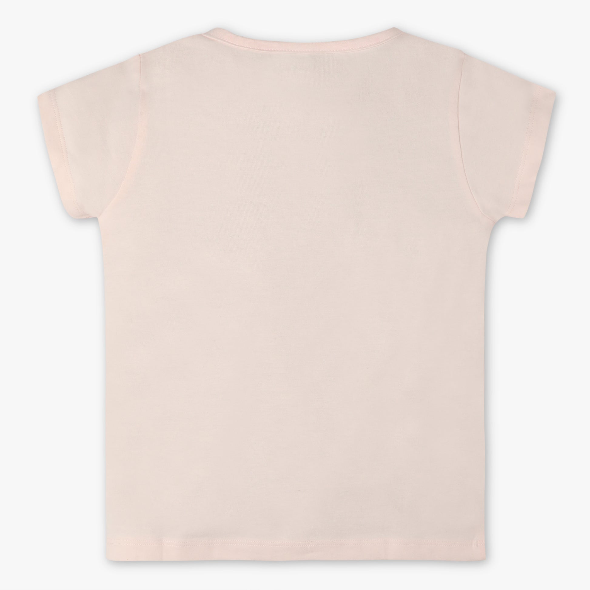 Girls Regular Fit Graphic Crew Neck Short Sleeve T-Shirt