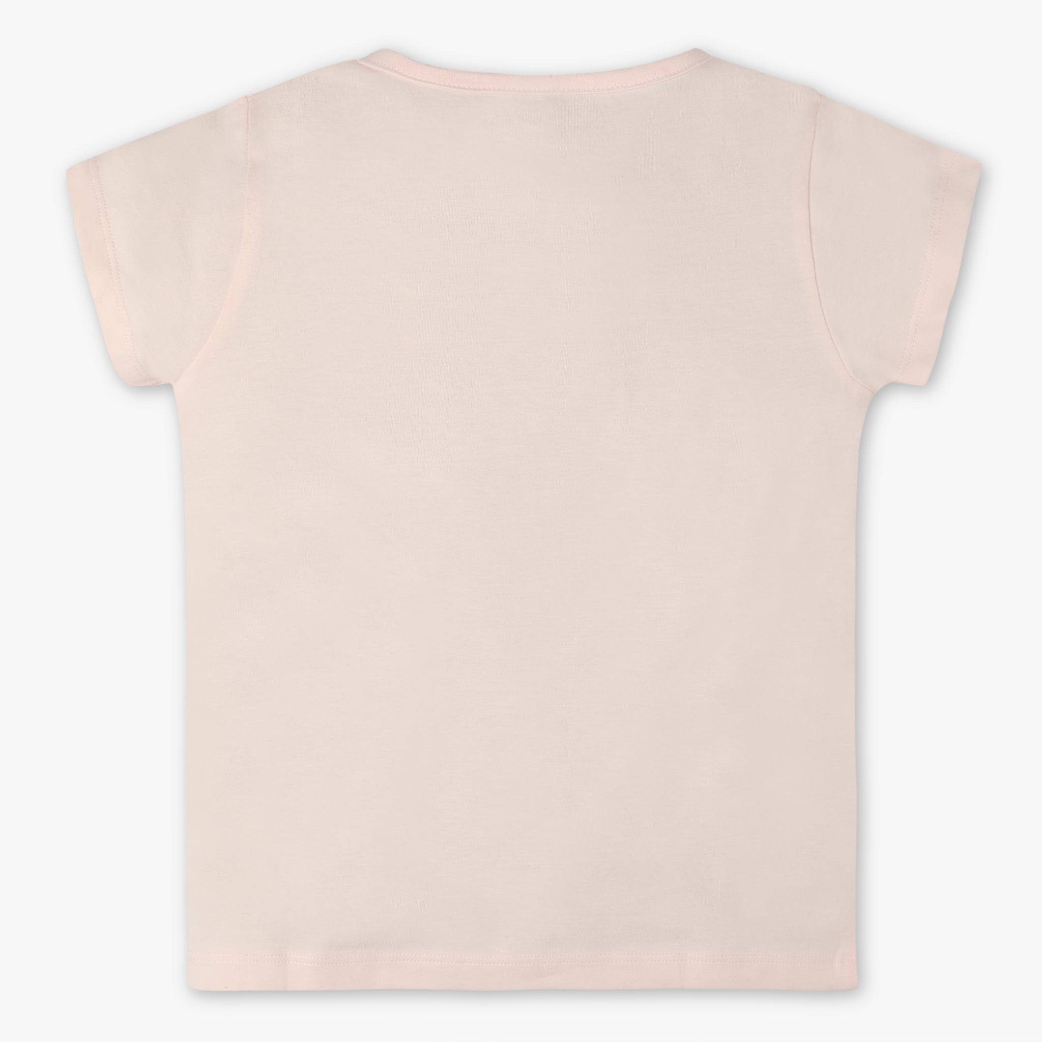 Girls Regular Fit Graphic Crew Neck Short Sleeve T-Shirt