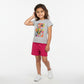 Girls Printed Cotton Graphitee