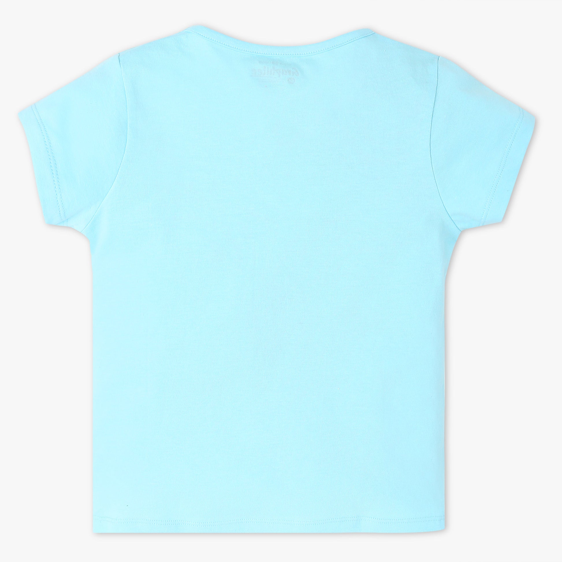 Girls Crew Neck "Fun Playtime Graphic T-Shirt | Basic Crew Neck Body with Half Sleeve | Regular Fit And Length | Breathable & Absorbent 100% Cotton Single Jersey Fabric"