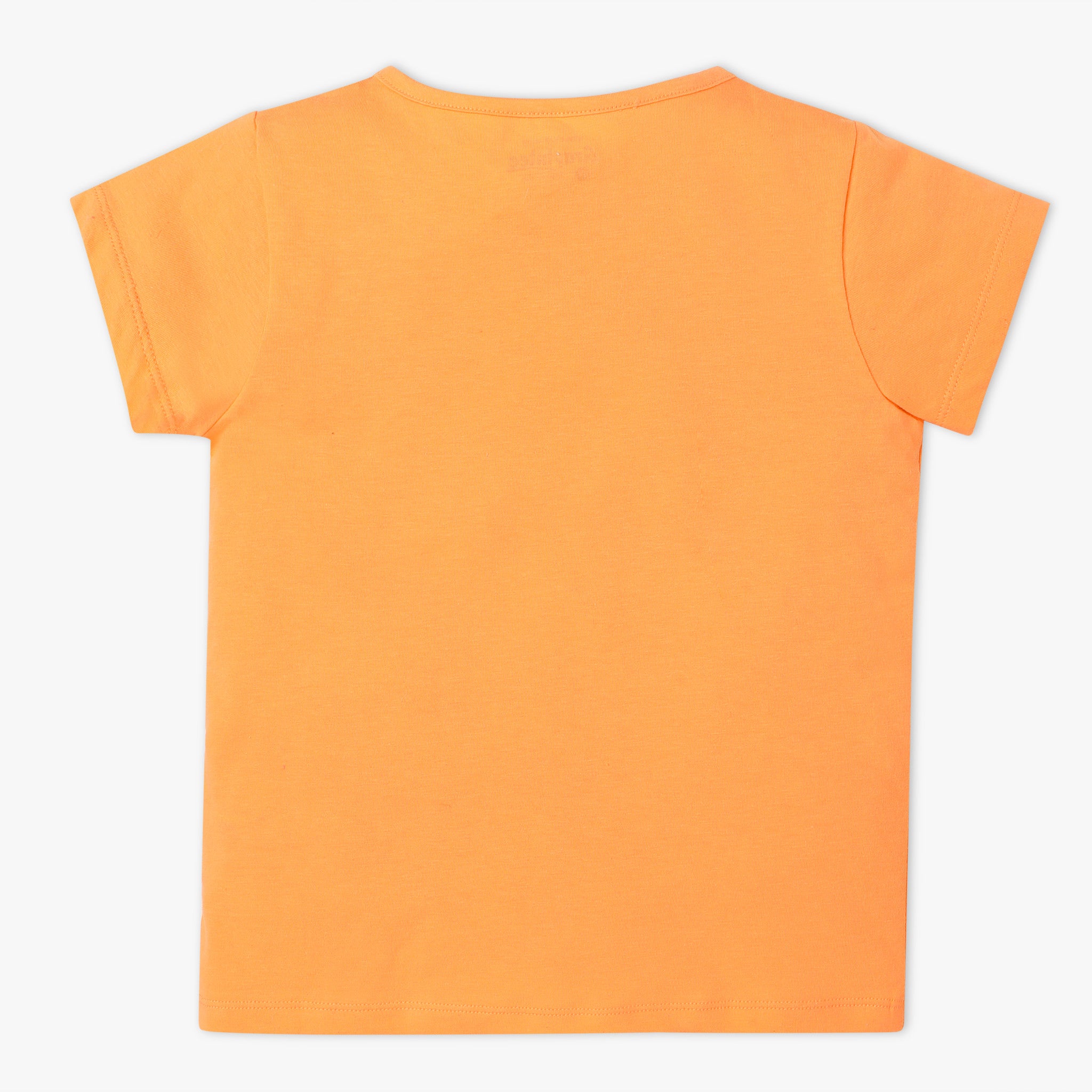 Girls Regular Fit Graphic Crew Neck Short Sleeve T-Shirt