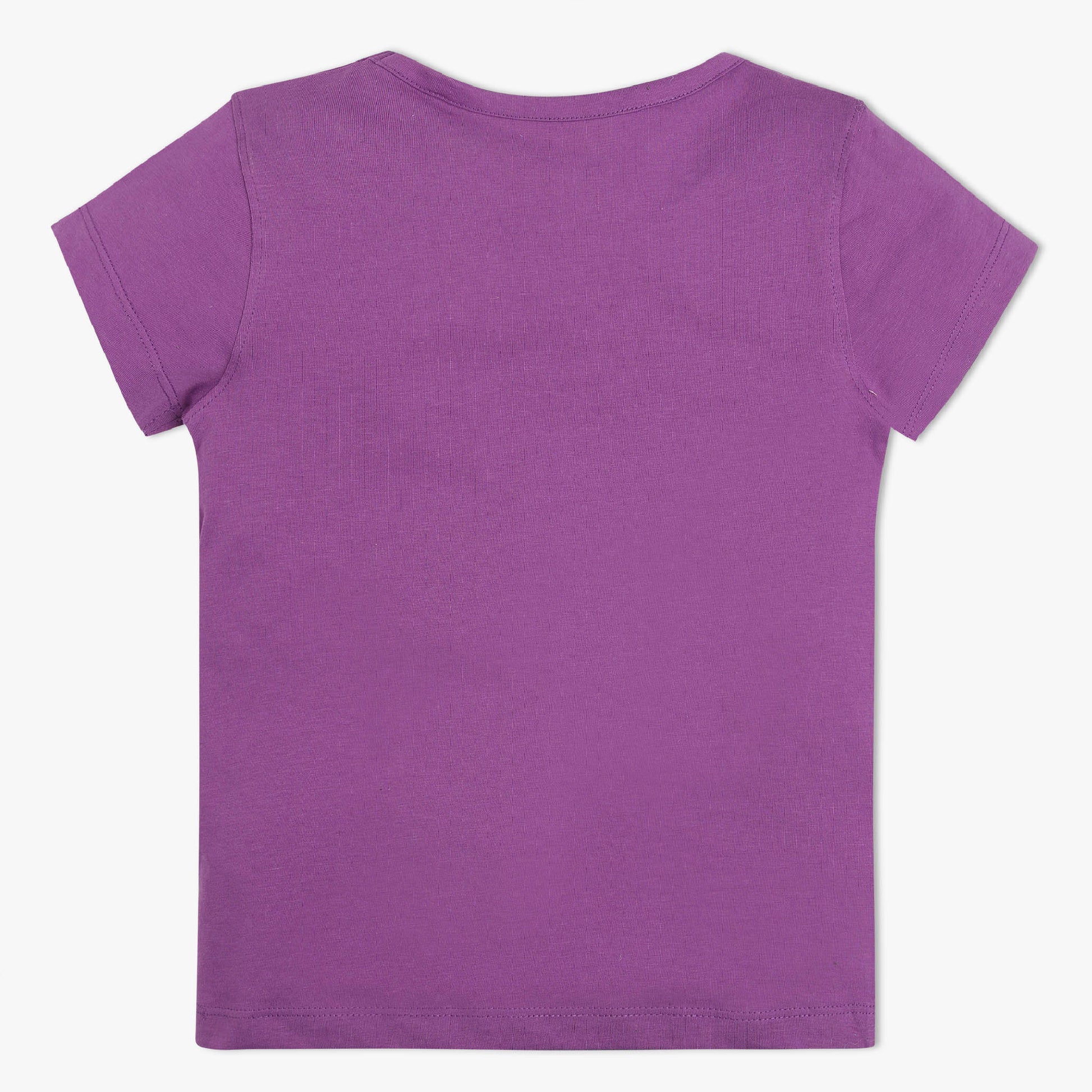 Girls Graphic Crew Neck Fun Playtime Graphic Tshirt | Basic Round Neck Body With Half Sleeve | Regular Fit And Length | Breathable & Absorbent 100% Cotton Single Jersey Fabric.