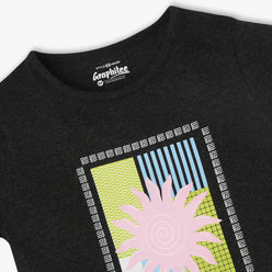 Girls Regular Fit Graphic Crew Neck Short Sleeve T-Shirt