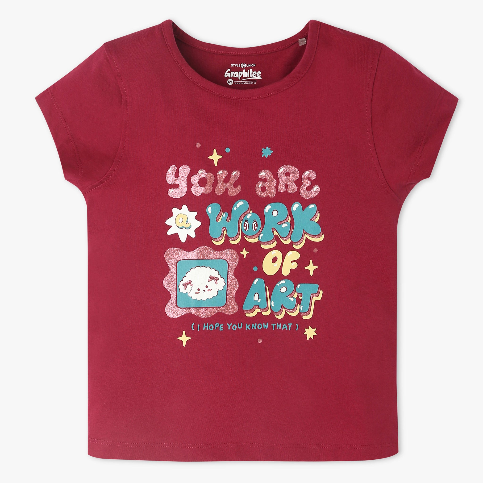 Girls Fun Playtime Graphic T-Shirt