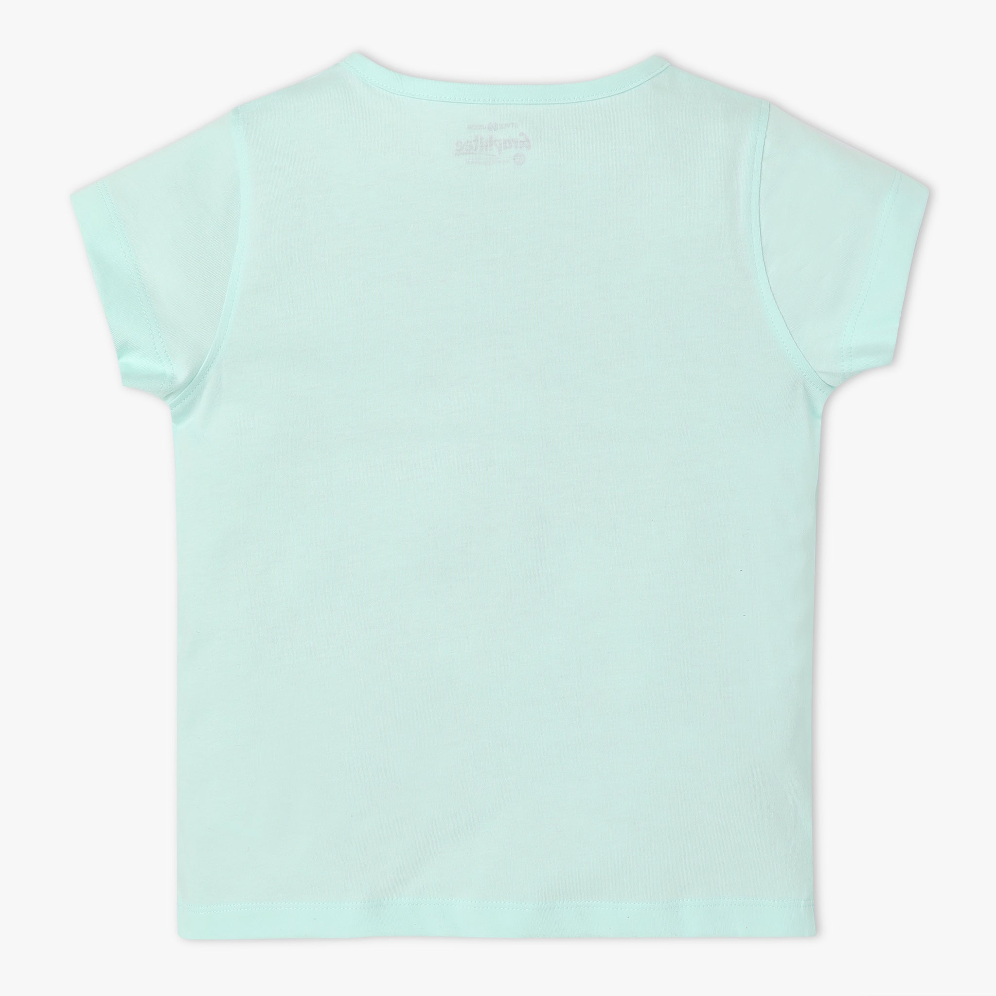 Girls Regular Fit Graphic Crew Neck Short Sleeve T-Shirt