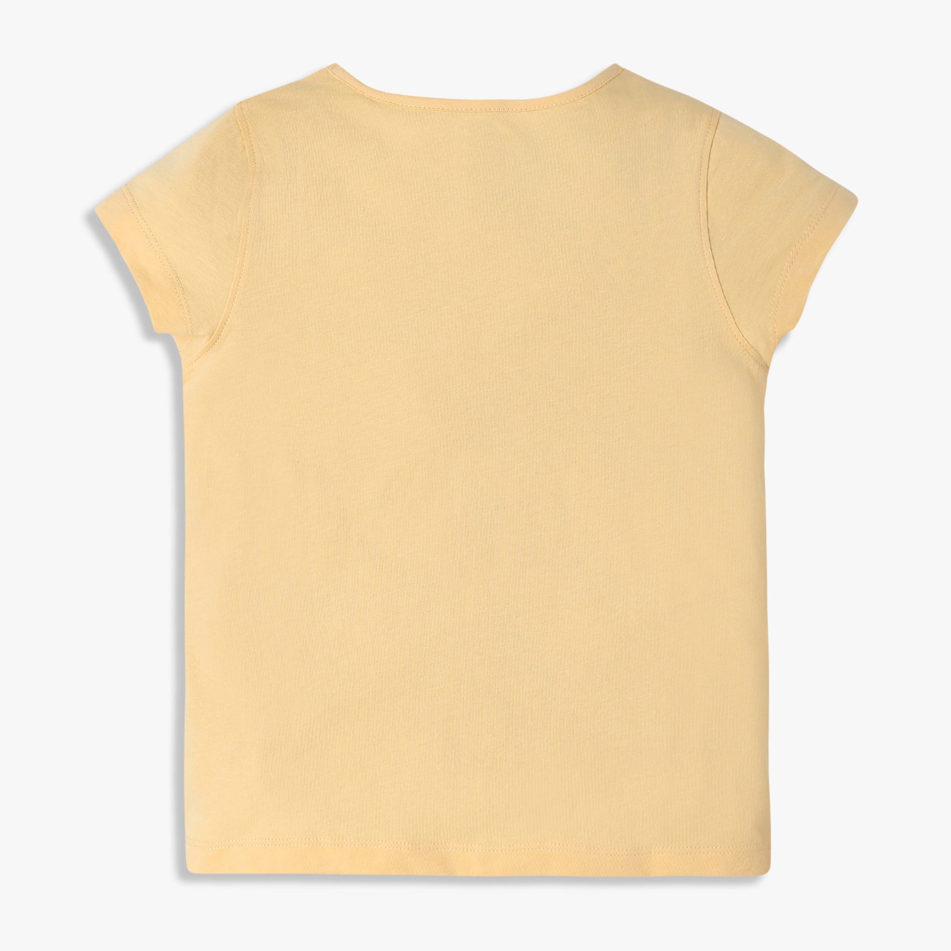 Girls Regular Fit Graphic Crew Neck T-Shirt