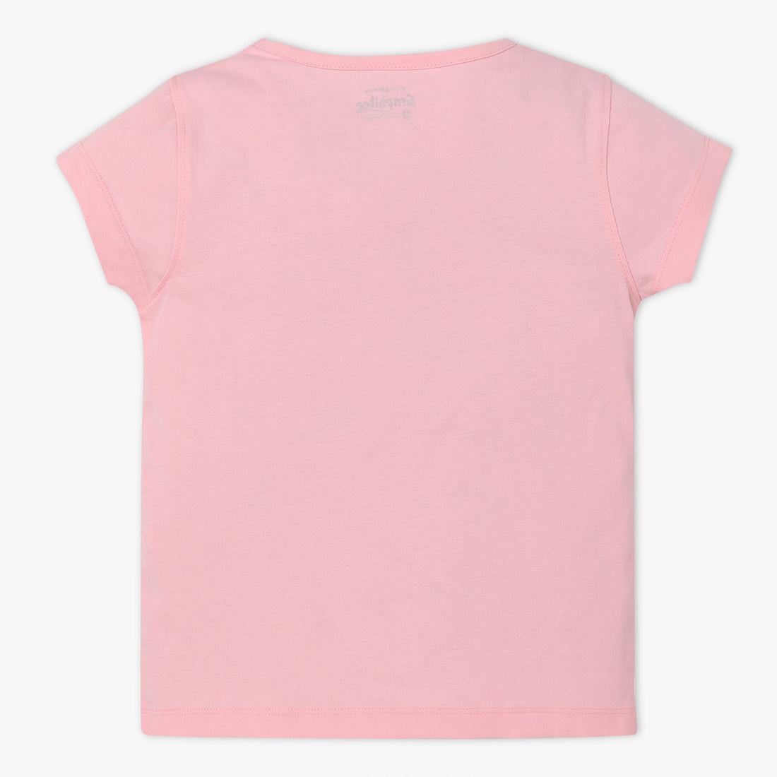 Girls Regular Fit Graphic Crew Neck Short Sleeve T-Shirt