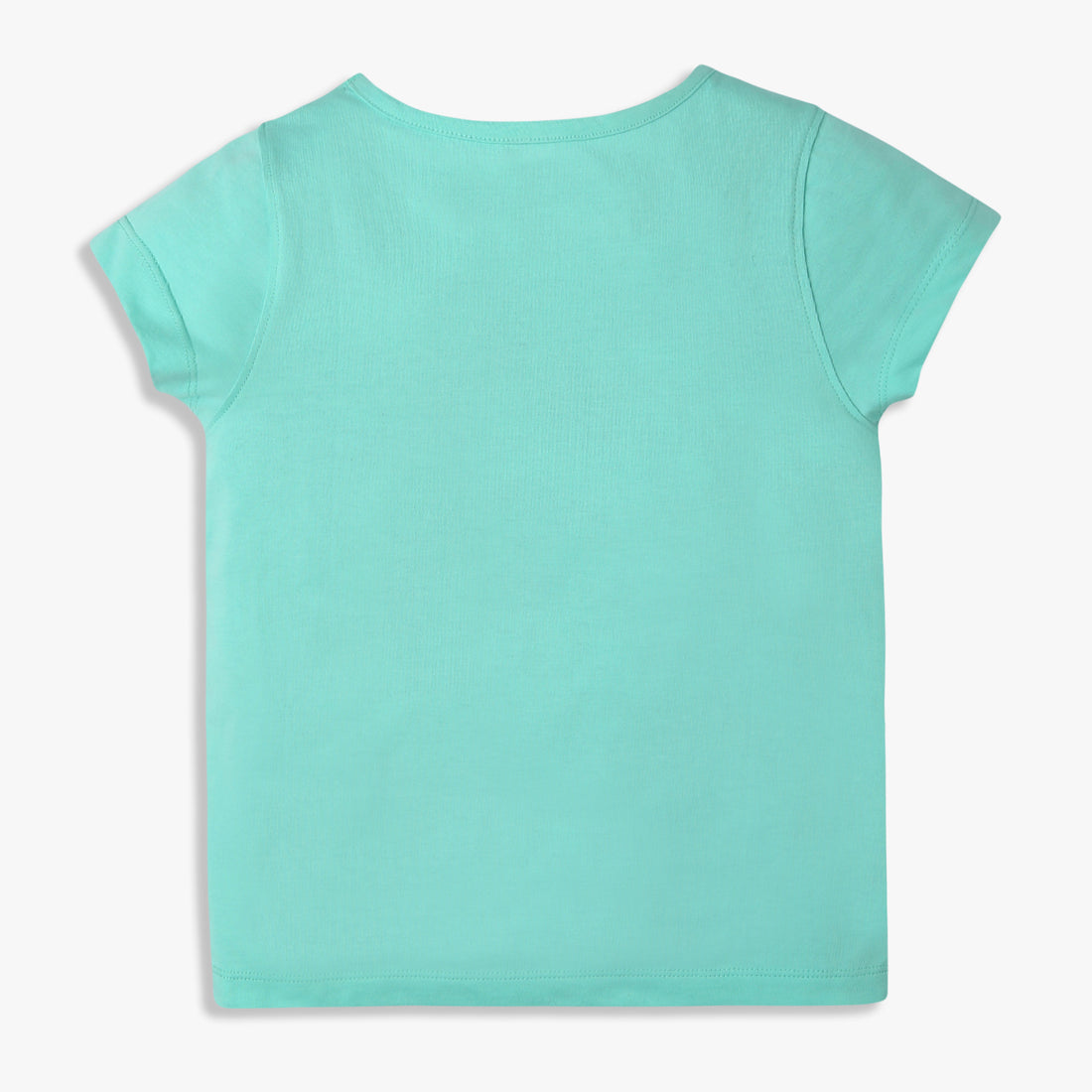 Girls Regular Fit Graphic Crew Neck T-Shirt
