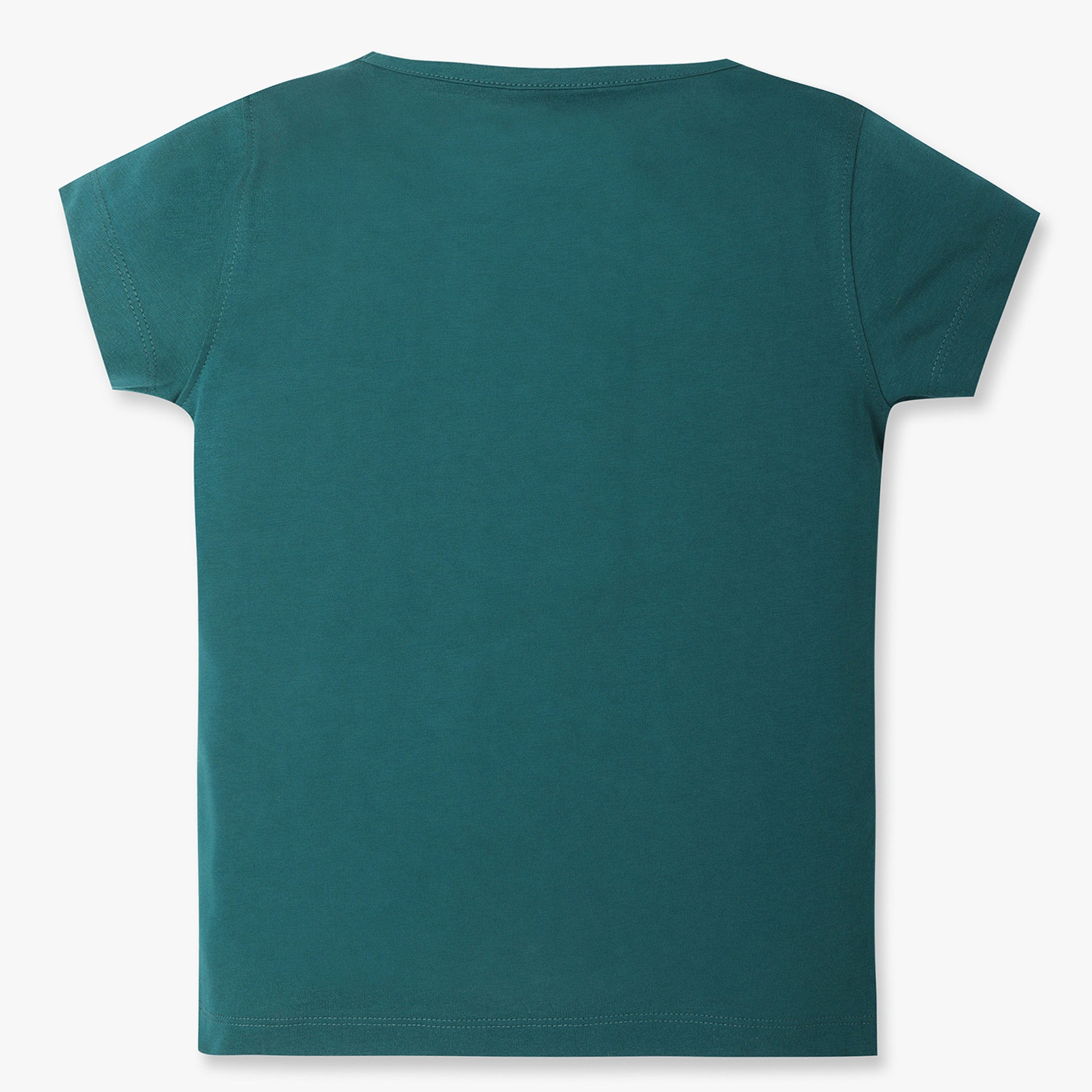 Girls Regular Fit Graphic Crew Neck T-Shirt