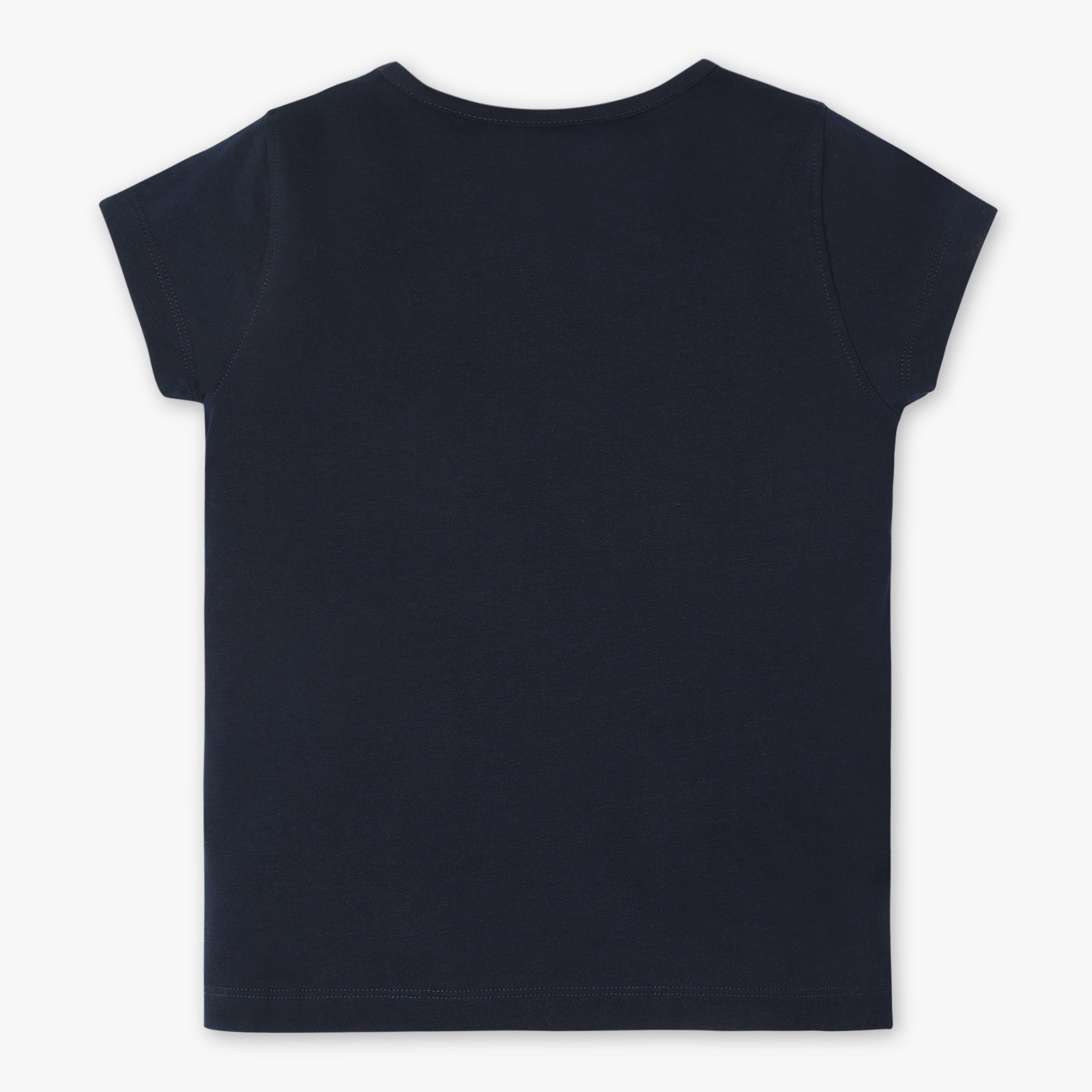 Girls Regular Fit Graphic Crew Neck Short Sleeve T-Shirt