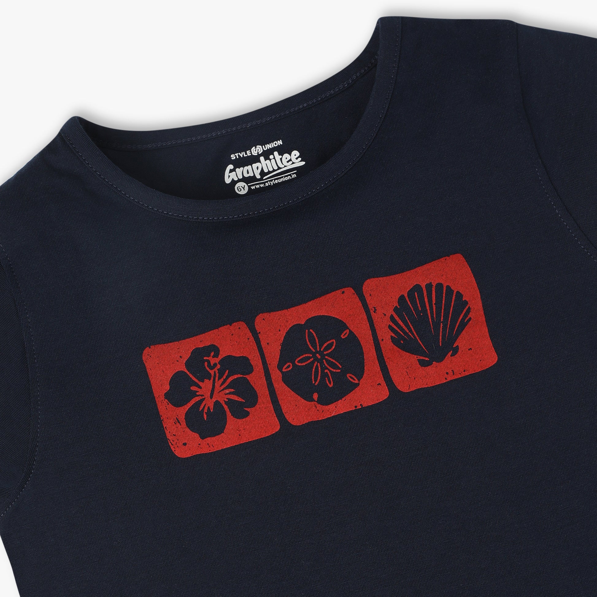 Girls Regular Fit Graphic Crew Neck Short Sleeve T-Shirt