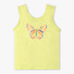 Girls Regular Fit Graphic Crew Neck Sleeveless T-Shirt