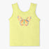 Girls Regular Fit Graphic Crew Neck Sleeveless T-Shirt