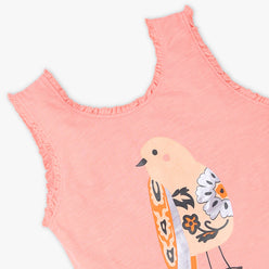 Girls Crew Neck "Fun Playtime Graphic T-Shirt | Basic Crew Neck Body with Half Sleeve | Regular Fit And Length | Breathable & Absorbent 100% Cotton Single Jersey Fabric"