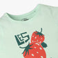 Girls Cotton Crew Neck Graphitee