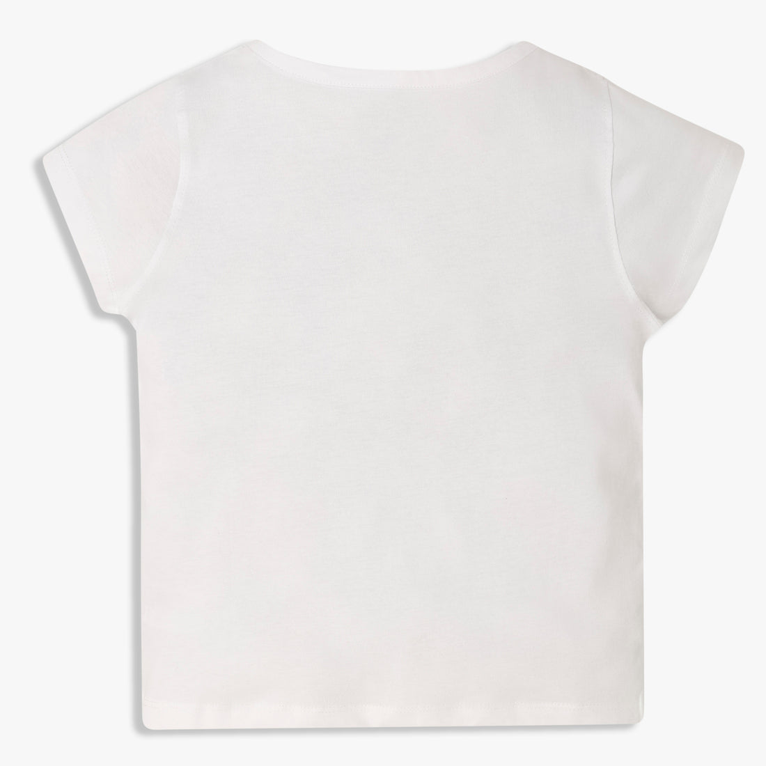 Girls Cotton Crew Neck Graphitee