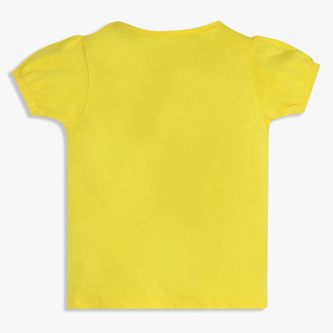 Girls Cotton Crew Neck Graphitee