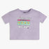 Girls Cotton Crew Neck Graphitee