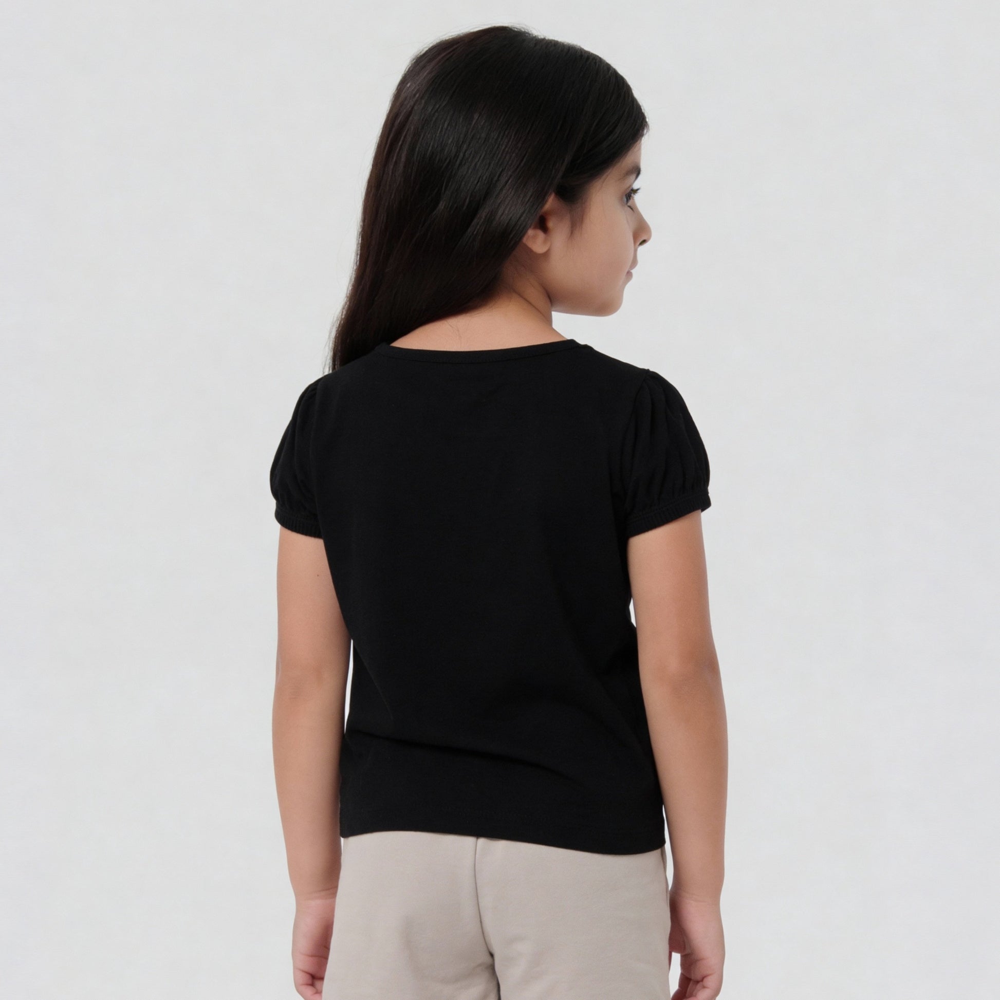 Girls Cotton Graphitee