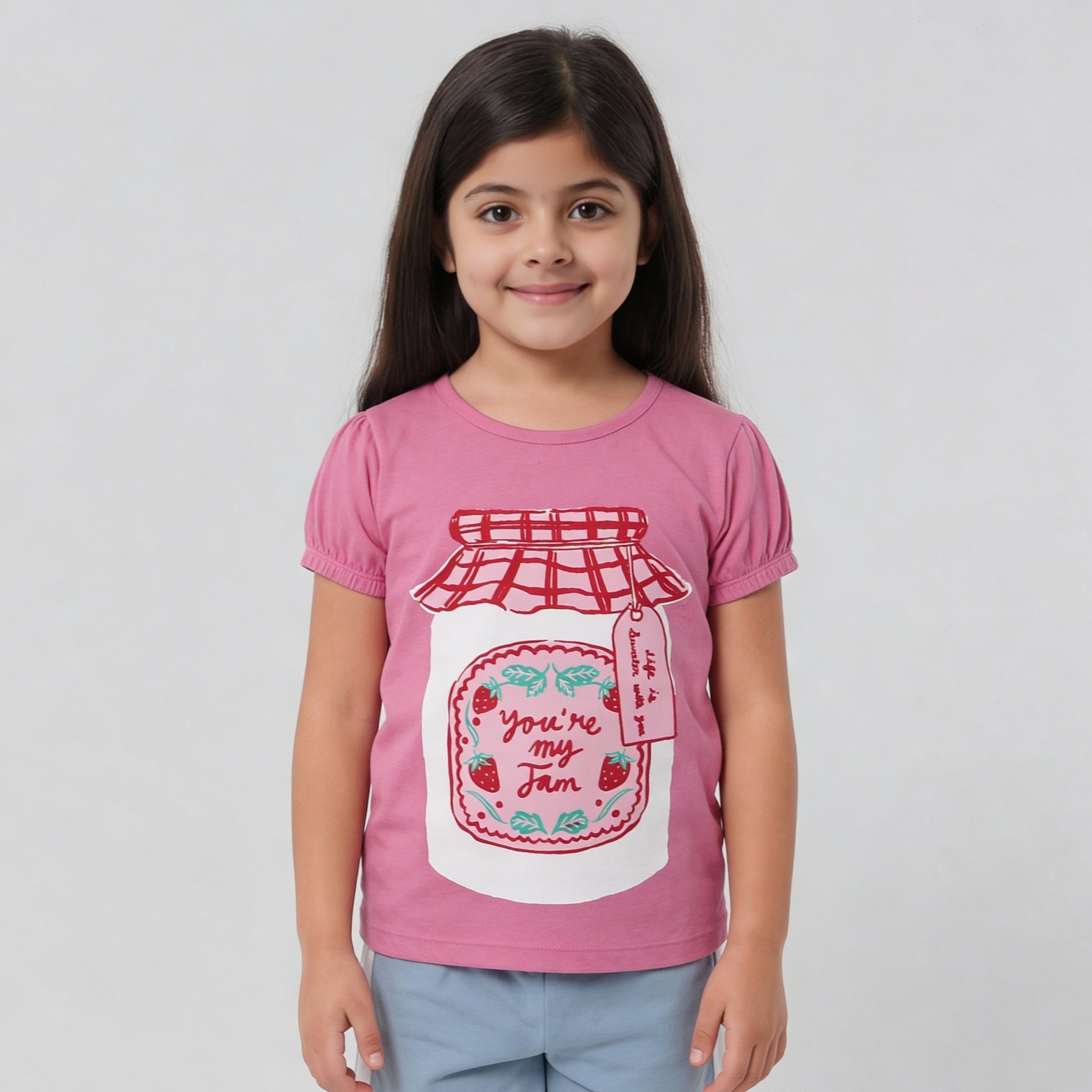 Girls Cotton Graphitee
