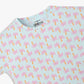 Girls Cotton Crew Neck Graphitee