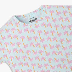 Girls Cotton Crew Neck Graphitee