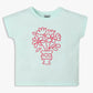 Girls Cotton Crew Neck Graphitee