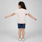 Girls Cotton Crew Neck Graphitee